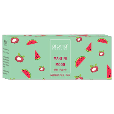 Aroma Treasures Fruit Fizzies - Martini Mood Mani Pedi Kit (87g/ml)