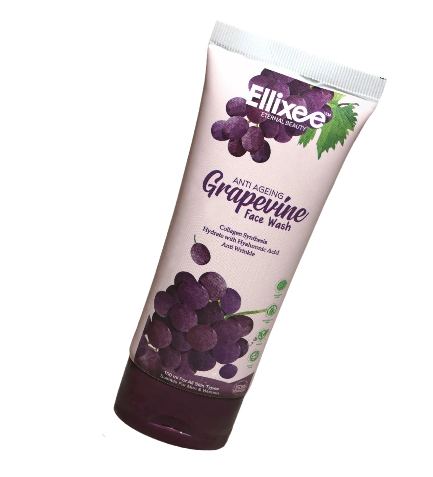 Ellixee Fights Wrinkles + Reduces Fine Lines Grapevine Face Wash