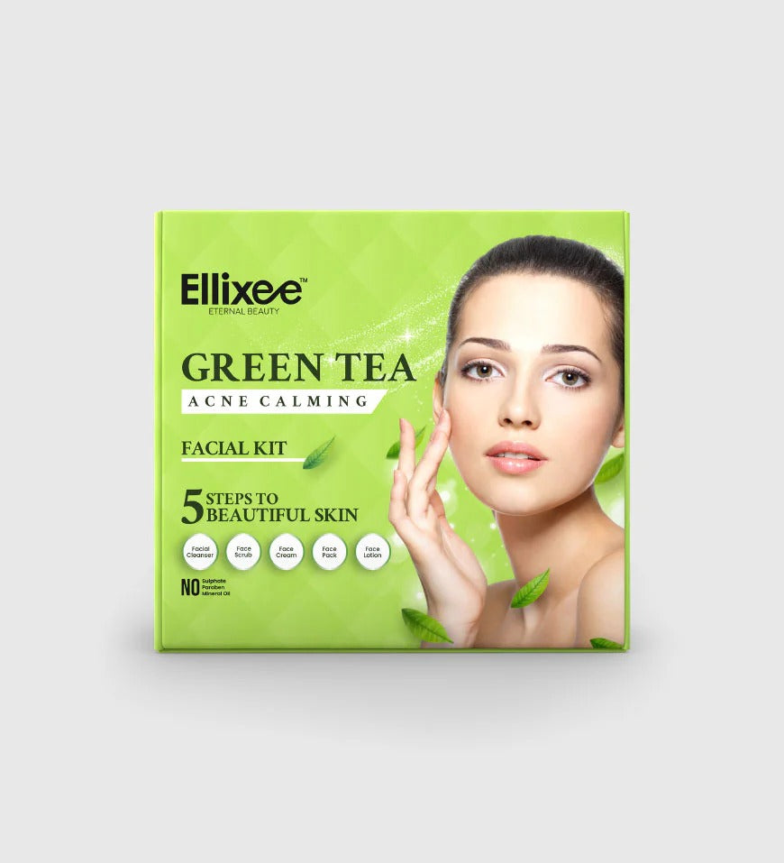 Ellixe Green Tea + Acne Calming Facial 50ml