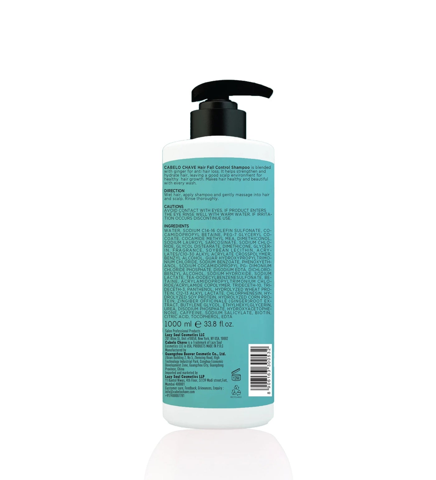 Cabelo Chave Hair fall control Shampoo 1L