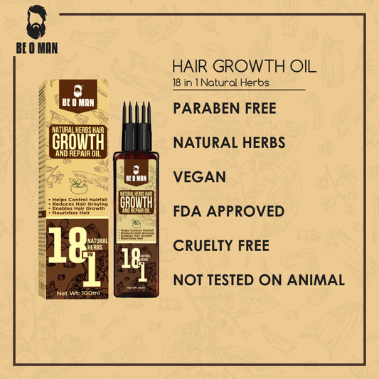 Beoman Herbal Hair Growth Oil – 18 in 1