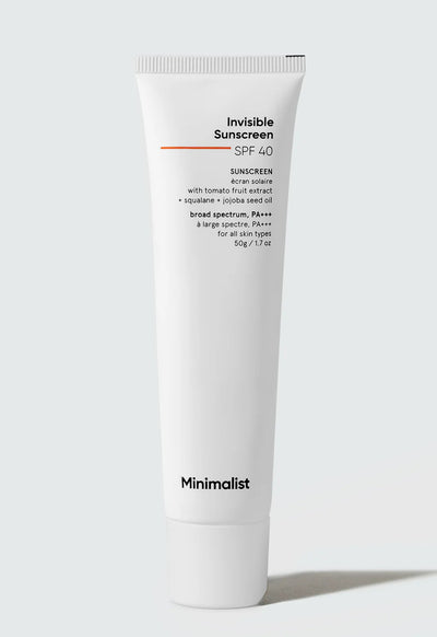 Minimalist Invisible SPF 40 Sunscreen