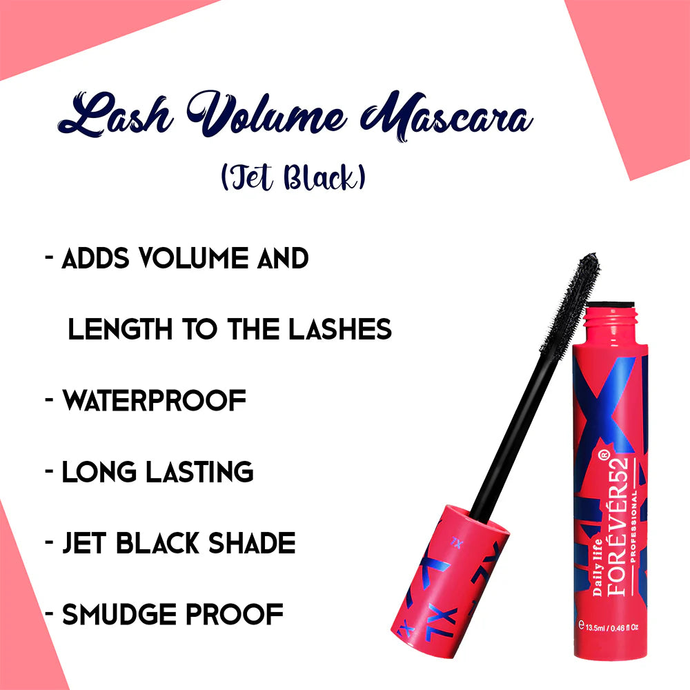 Forever 52 XL Lash Volume Mascara (Jet Black) - LMM001