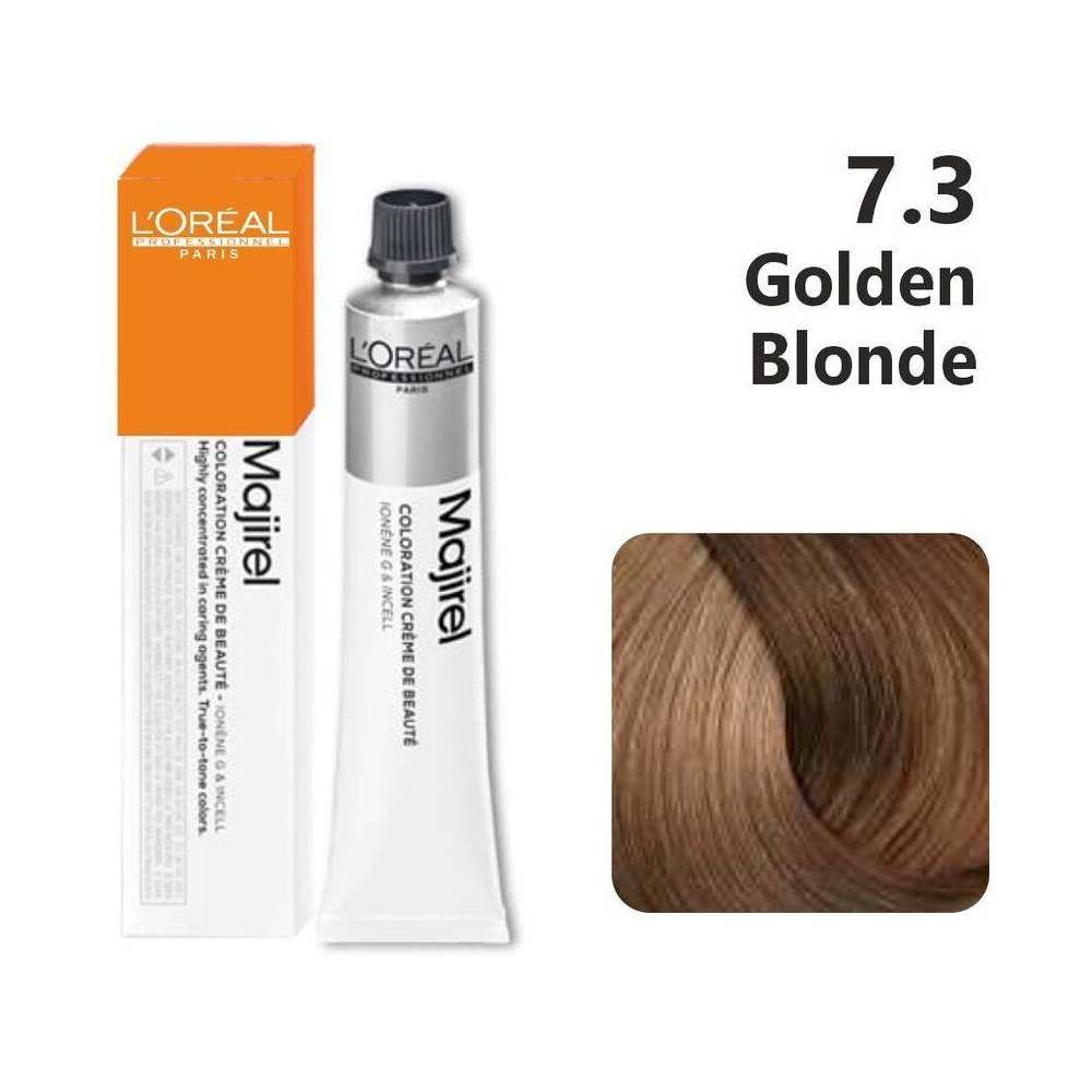 Loreal Professional Majirel Hair Color 50G 7.3 Golden Blonde