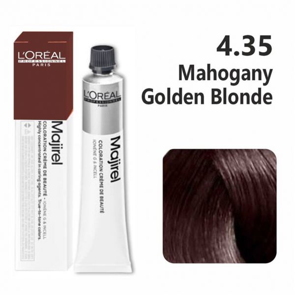 L'oreal Professional Paris Majirel - 4.35 (Mahogany Golden Blonde)-60g