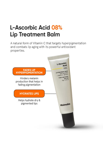 Minimalist L-Ascorbic Acid 8% Lip Treatment Balm