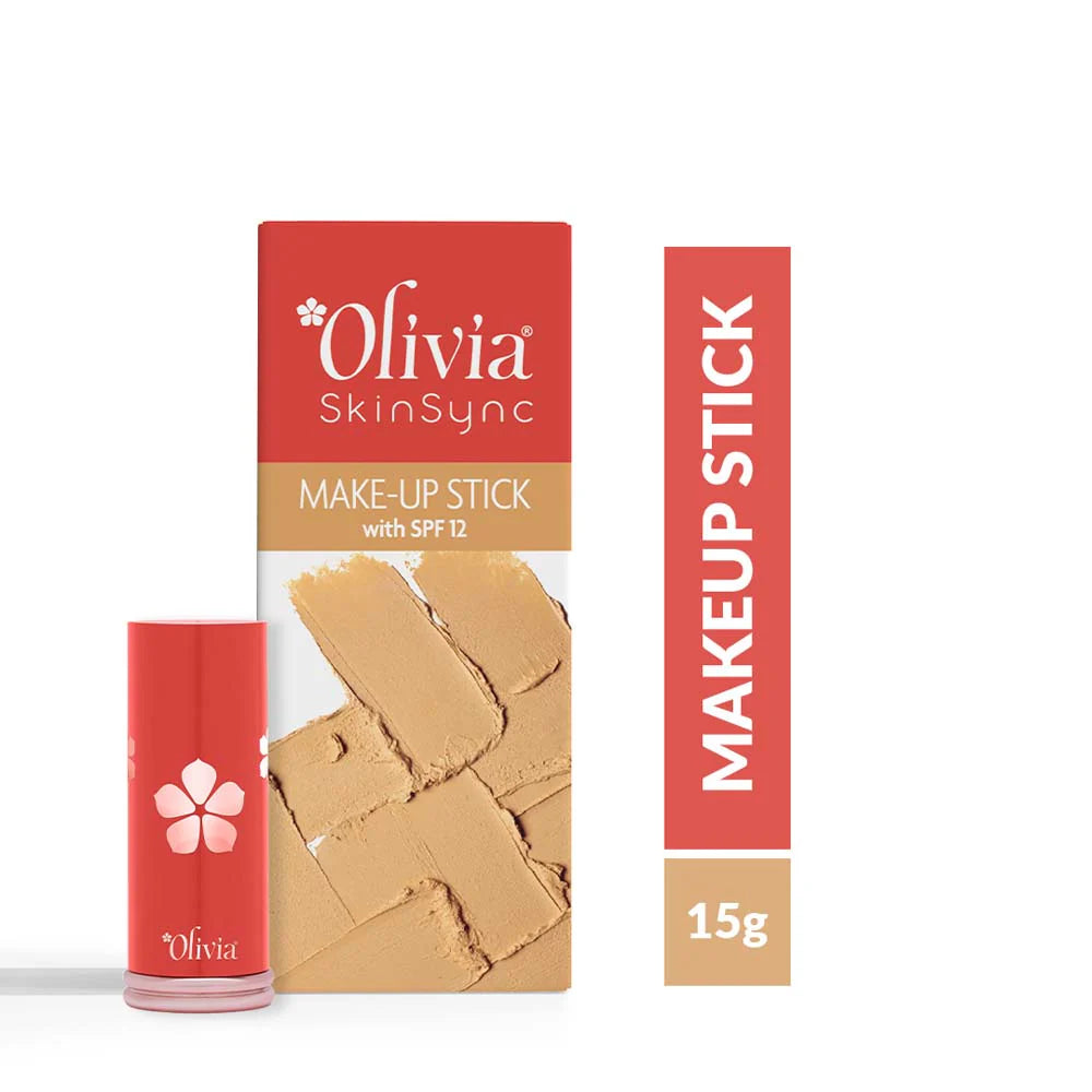 Olivia Skinsync Makeup Stick Foundation With SPF 25 (01,02,03,04,05,07,08,09,005)