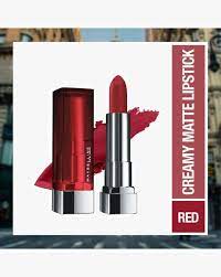 Maybelline New York Matte Lipstick, Intense Colour, Keeps Lips Moisturised, Color Sensational Creamy Matte Lipstick, 3.9g