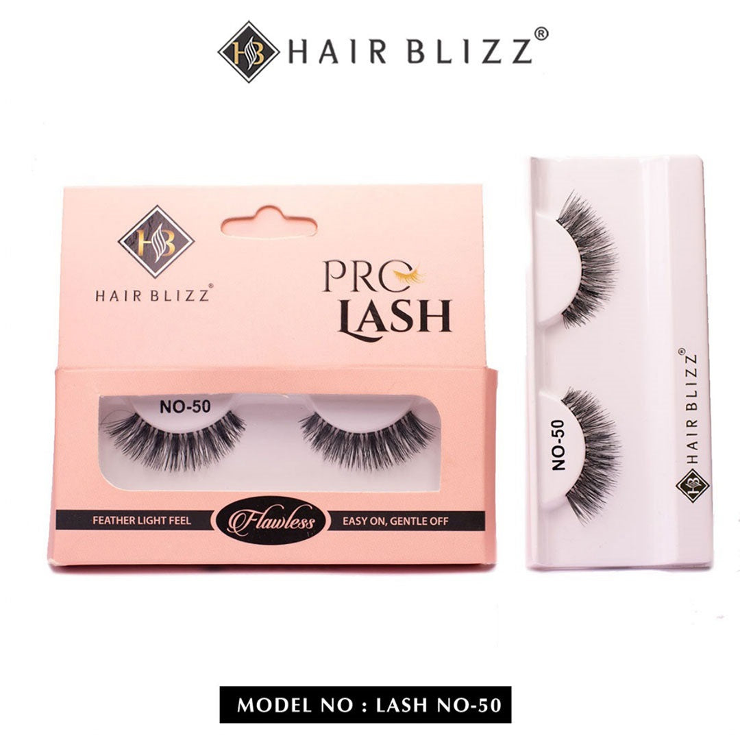 Hair Blizz Real Human Hair Eyelashes (No 50),(No 53)