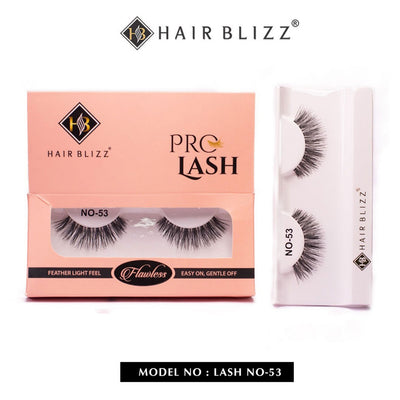 Hair Blizz Real Human Hair Eyelashes (No 50),(No 53)