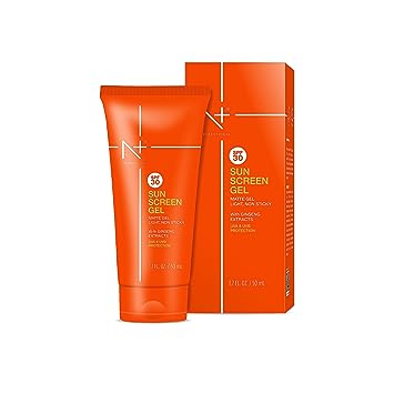 N Plus Professional Sun Screen Gel SPF 30, Matte Gel and Non Sticky UVA & UVB Protection, Gives Hydration, For All Skin Types
