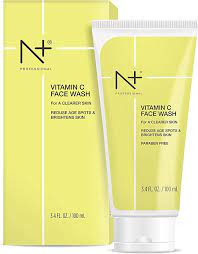 N PLUS Professional Vitamin C FaceWash For Oily to Normal Skin women & men, Hydration, Brightening, Pore Cleansing, Detan, Acne & Sensitive Skin, - No Parabens (100ml) (Pack of 1) Face Wash  (100 ml)