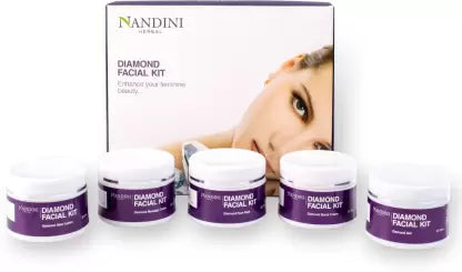 Nandini Herbal Care Nandini Diamond Facial Kit, 170g + 75ml  (5 x 49 g)