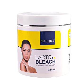 Nandini Herbal Lacto Bleach, for Men and Women, 500g