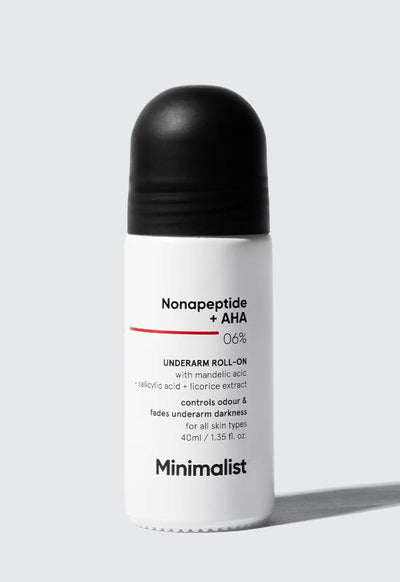 Minimalist Nonapeptide + AHA 6% Underarm Roll-On