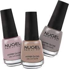 NUGEL Quick-dry, Long Lasting, Chip Resistant, Gel Finish, High Gloss, F&D APPROVED COLORS & PIGMENTS Nail Kit