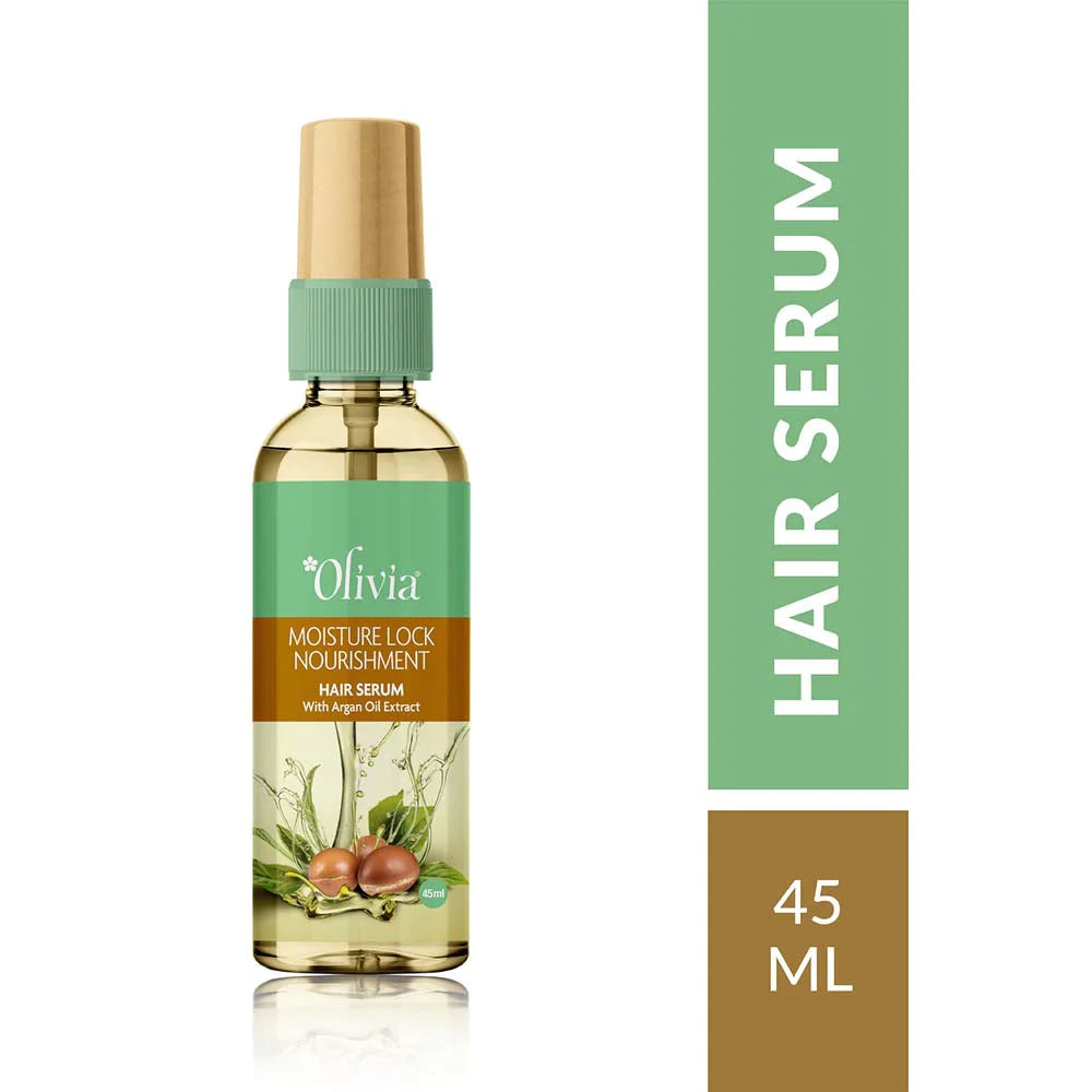 Olivia Moisture Lock Nourishment Hair Serum with Argan Oil Extract