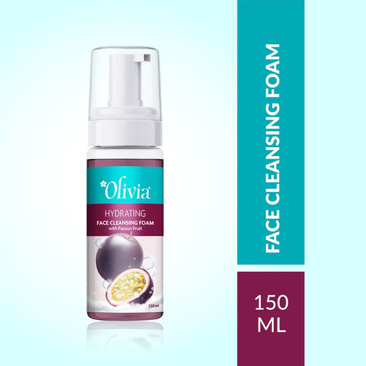 Olivia Hydrating Face Cleansing Foam with Passion Fruit