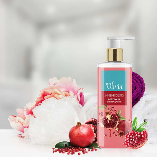 Olivia Skin Energizing Body Wash with Juicy Pomegranate