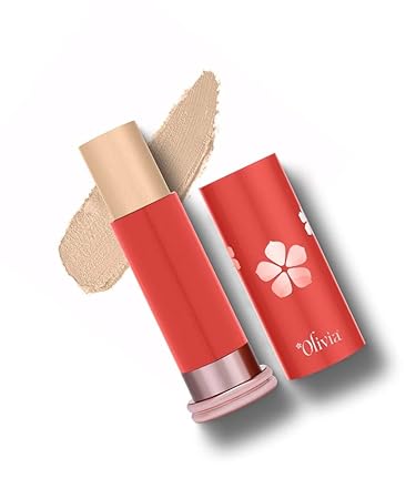 Olivia SkinSync Make Up Stick Foundation With SPF 25, Lightweight Full Coverage Foundation With Natural Finish Face Makeup Waterproof & Sweatproof Foundation Stick - 15g|Shade - 005 Dreamy Marshmallow