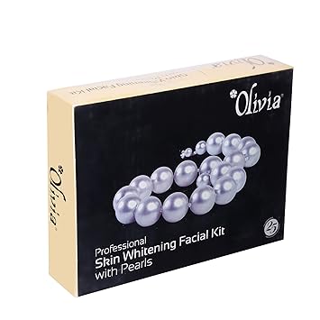 Olivia Professional Skin Whitening Pearl Facial Kit 400g Contains Cleanser