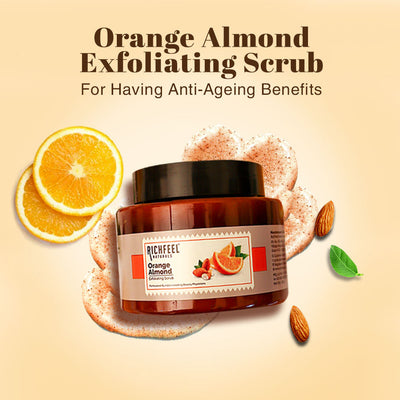 Richfeel Orange Almond Scrub – 500g