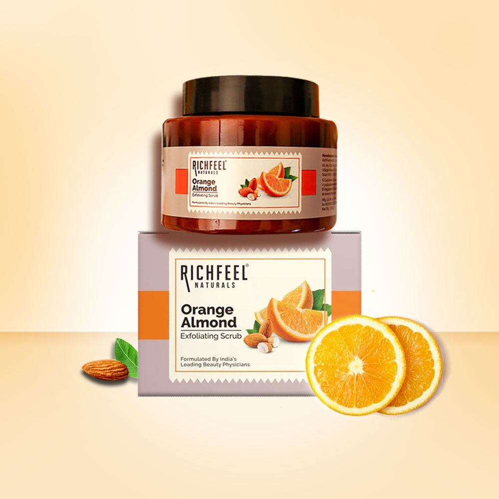 Richfeel Orange Almond Scrub – 500g