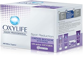 Oxylife Salon Professional Spot Reduction Creme Bleach - 345g | With Oxysphere Technology | Advanced Spot Reduction | Gentle on Skin | Instant & Long Lasting Results