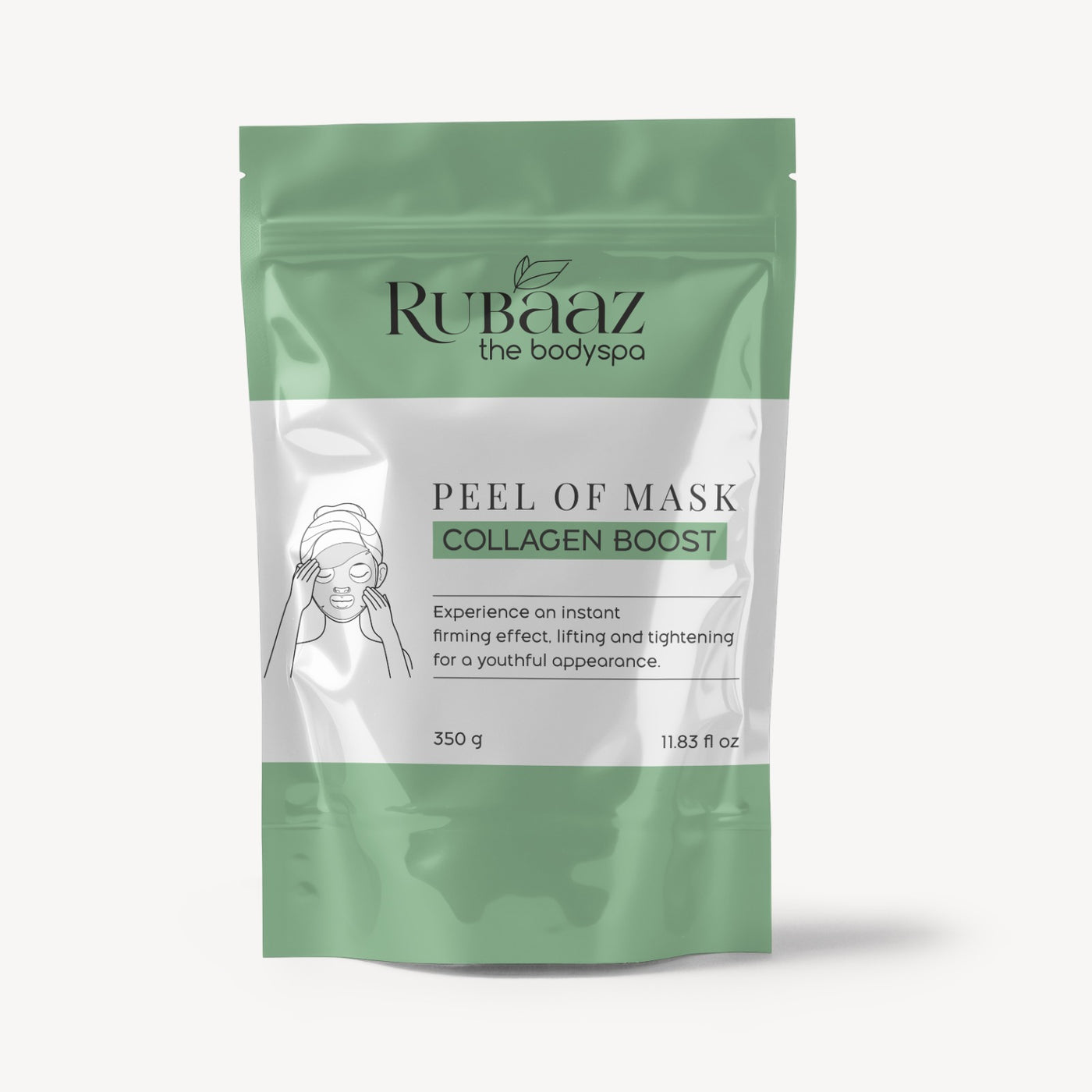 Rubaaz Collagen Boost Peel-Off Mask – 350 gm