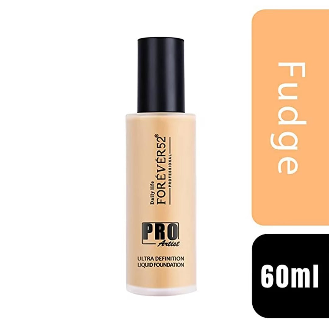 Forever52 Pro Artist Ultra Definition Liquid Foundation (Cheese Cake),(Custard),(Milk Cake),(Pralines),(Sundae),(Honey),(Pecan),(Fudge),(Peanut),(Caramel)