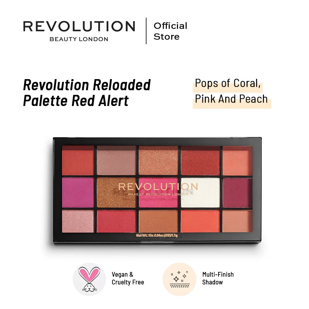 Makeup Revolution Reloaded Palette - Red Alert