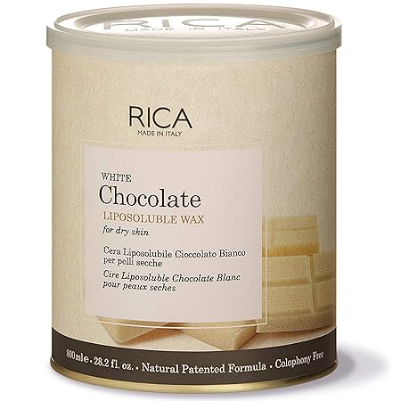Rica White Chocolate Liposoluble Wax, (800ML)