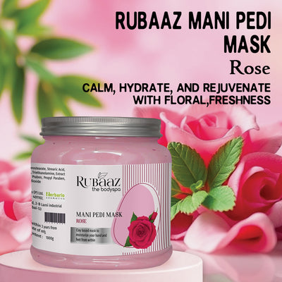 Rubaaz Mani Pedi Rose Mask – 1kg