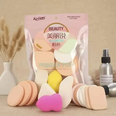 Larose Powder puff and blenders Makeup Sponge (Each Packet Comes with 14 Different Makeup Sponge)