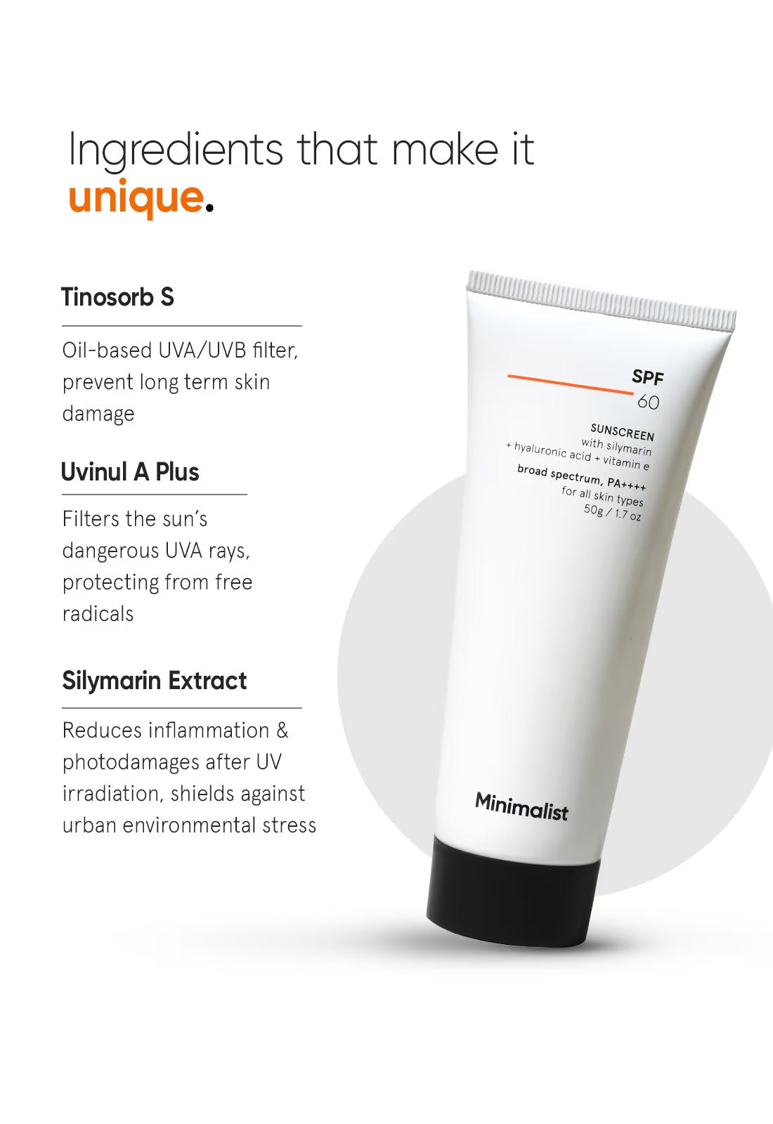 Minimalist SPF 60 Sunscreen