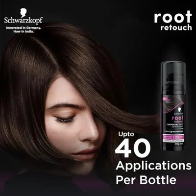 Schwarzkopf Root Retouch Temporery Root Cover Spray Colour Black – 70g