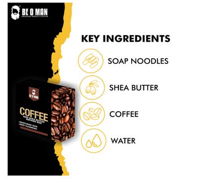 BEOMAN Bathing Bar - Coffee & Shea Butter (125g)