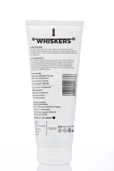 Whiskers Aloe Vera & Coconut Oil Intensive Repair Daily Shampoo