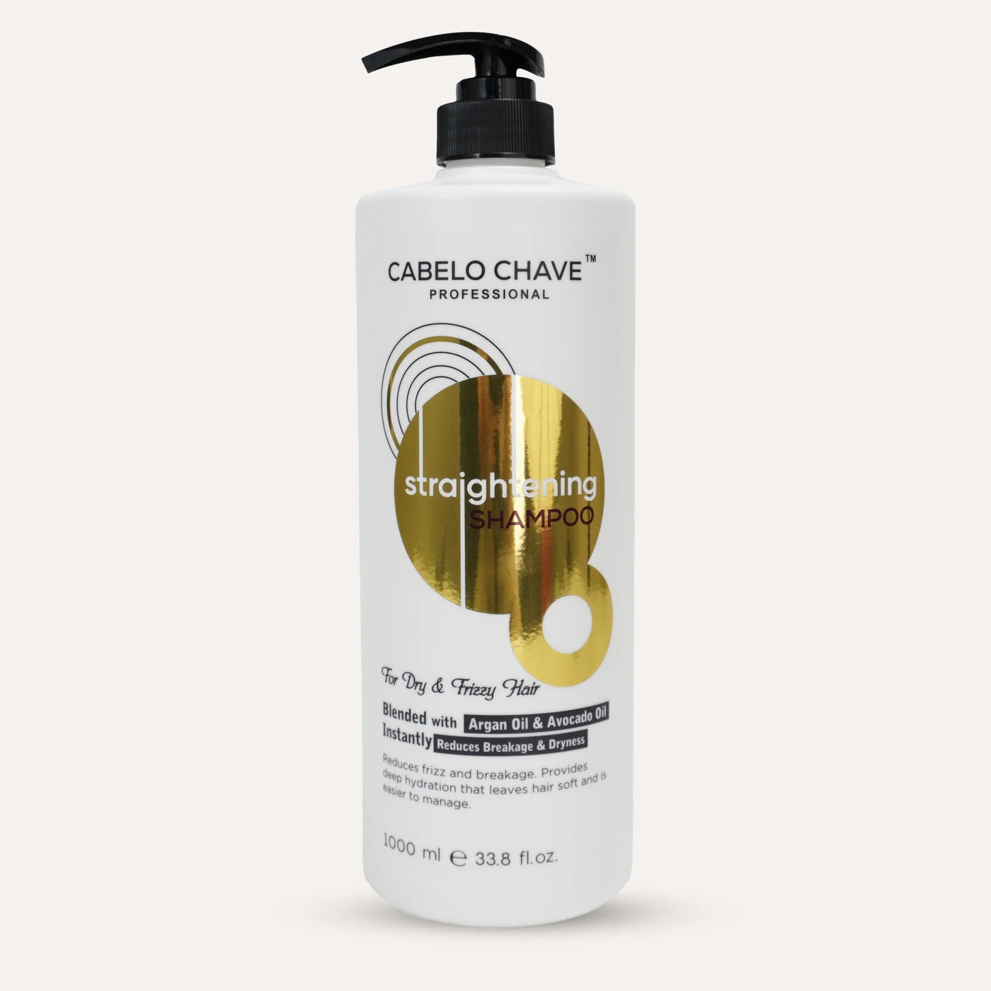 Cabelo Chave Straightening Shampoo (1000ml) | Smoothing & Frizz Control