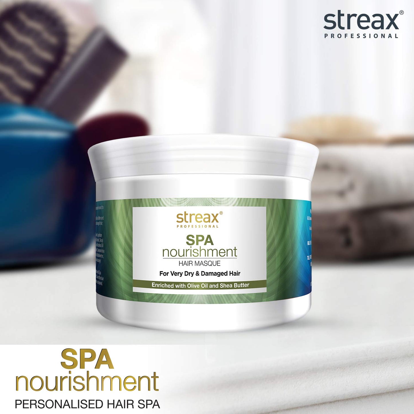 Streax Professional Spa Nourishment Olive Hair Masque (500g)