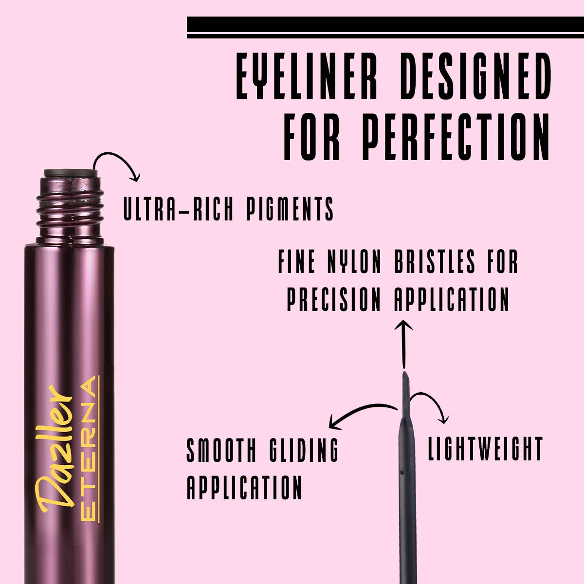 Dazller Eterna Eyeliner Black