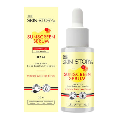 The Skin Story Sunscreen Serum SPF 40 PA+++ with Vitamin E, 30ml