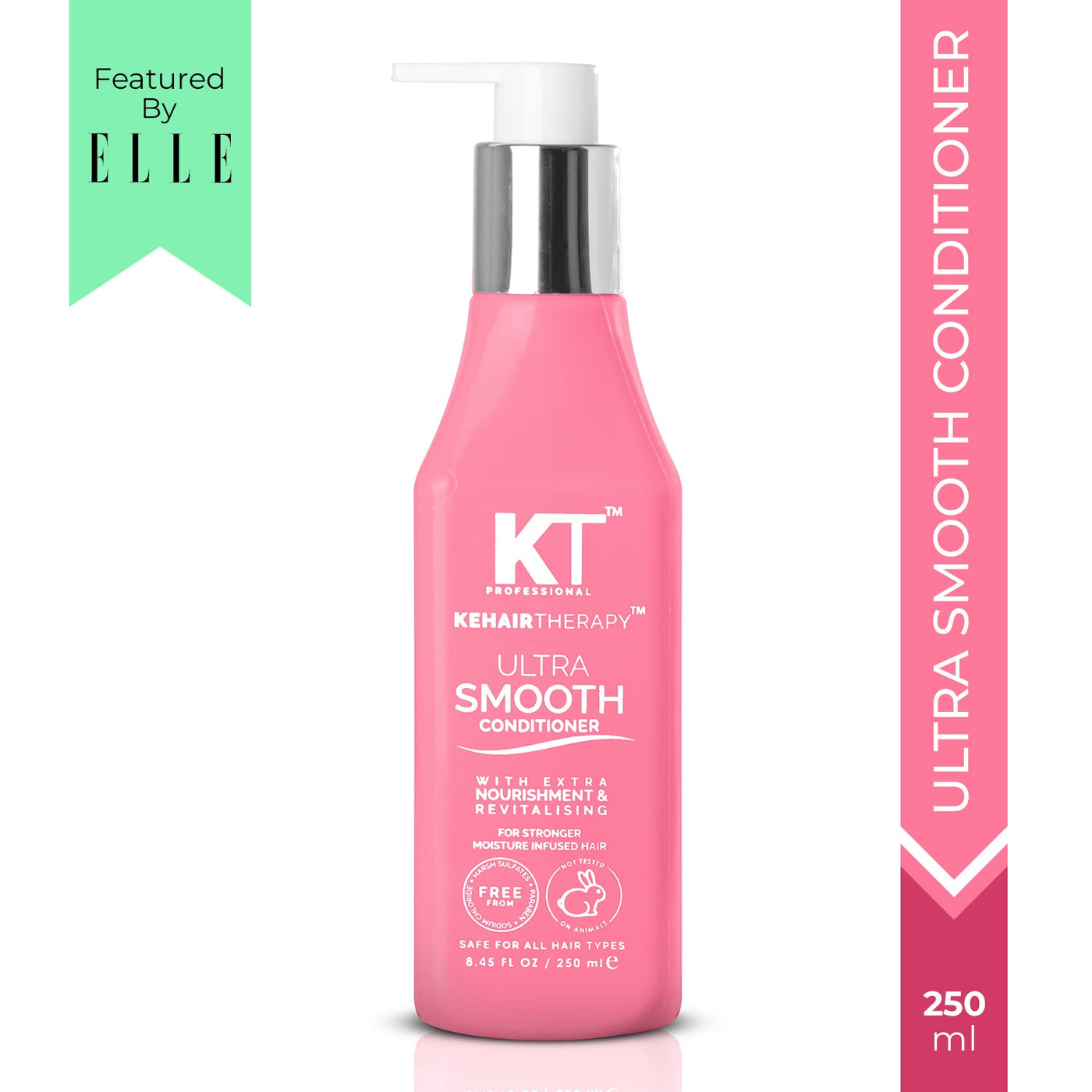 KT Professional Kehairtherapy's Sulfate-free Ultra Smooth Conditioner for Chemically Treated Hair , 250 ml