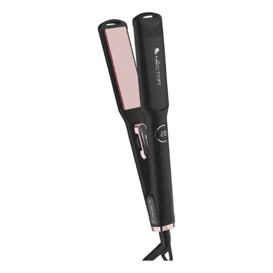 Hector Glamour Ultra Shine Titanium HT-HS 06 Hair Straightener  (Black, Rose Gold)