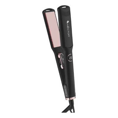 Hector Glamour Ultra Shine Titanium HT-HS 06 Hair Straightener  (Black, Rose Gold)