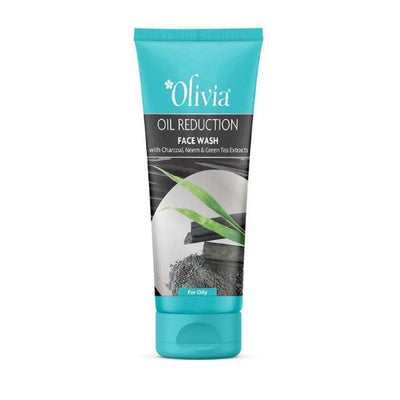 Olivia Oil Reduction Face Wash with Charcoal Neem and Green Tea Extracts