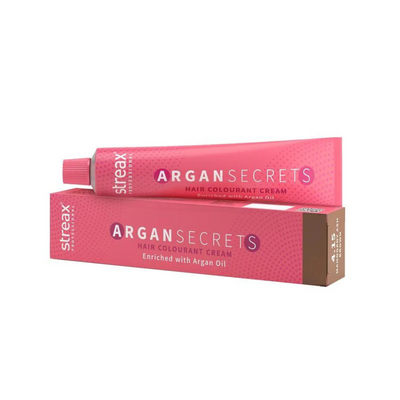 Streax Professional Argan Secrets Hair Colourant Cream - Mahogany Ash Brown 4.15 (60gm)