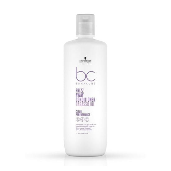 Schwarzkopf Professional Bonacure Frizz Away Conditioner with Babassu Oil for Dry Hair-1L