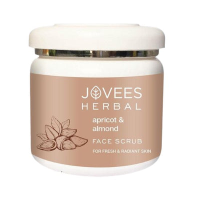 Jovees Herbal Apricot & Almond Face Scrub for Fresh & Radiant Skin - 400gm