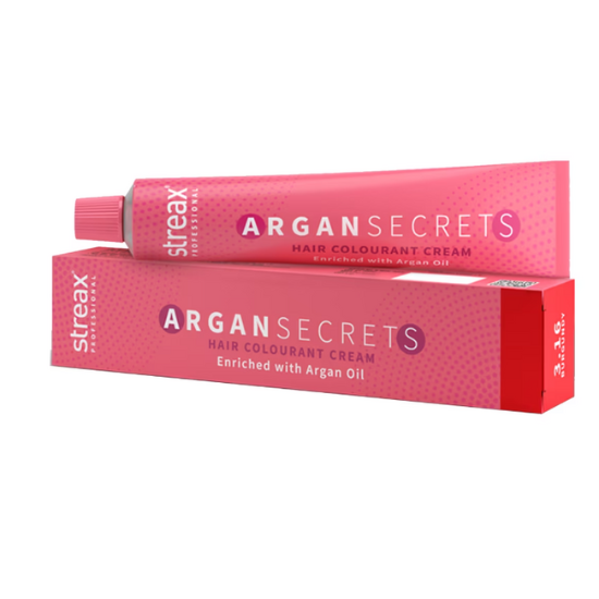 Streax Professional Argan Secrets Permanent Hair Colourant Cream - Burgundy 3.16